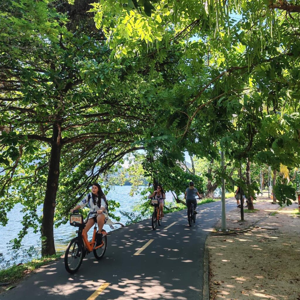 Lagoa Rodrigo de Freitas, Rio de Janeiro, Brasilia | Itacarén rannoilta Rio de Janeiroon ja São Pauloon | Elämää Nomadina