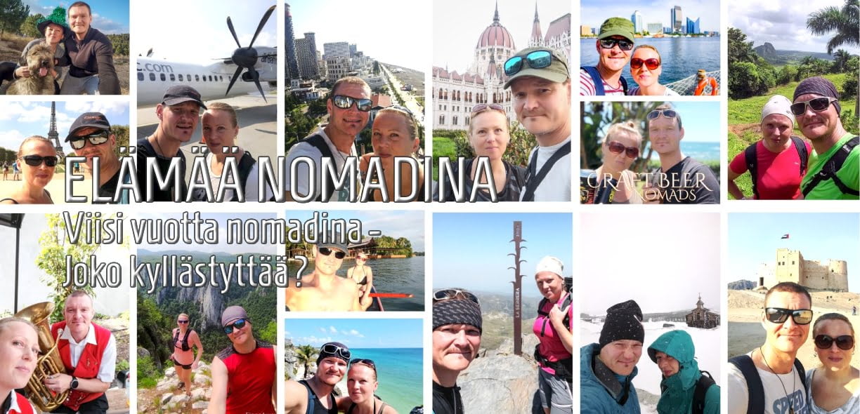 Viisi vuotta nomadina | Elämää Nomadina blogi