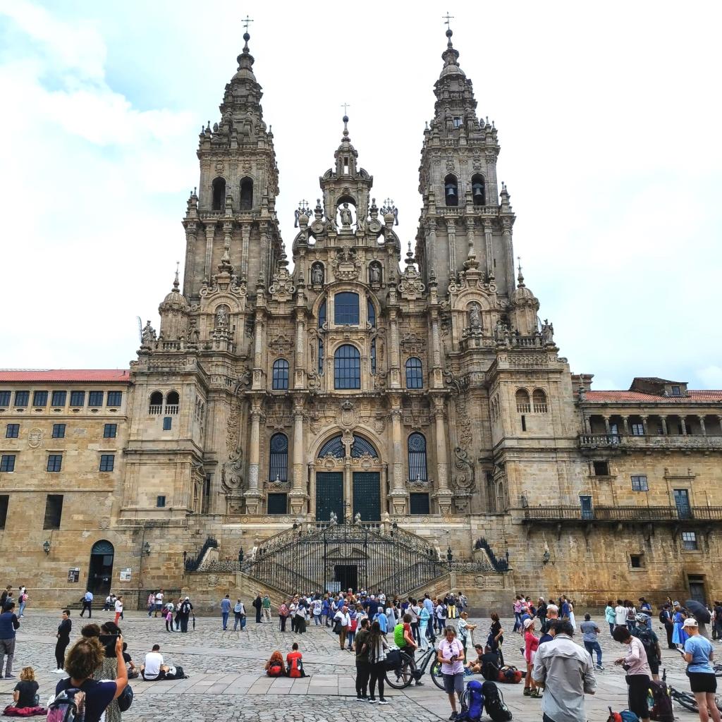 Cathedral of Santiago de Compostela in Galicia, Spain