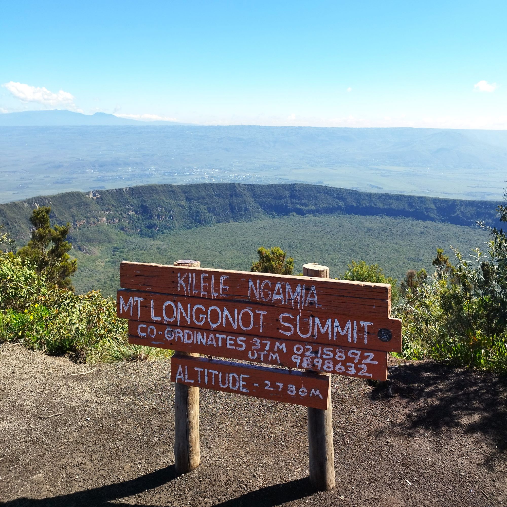 Summit of Mount Longonot, Naivasha, Kenya