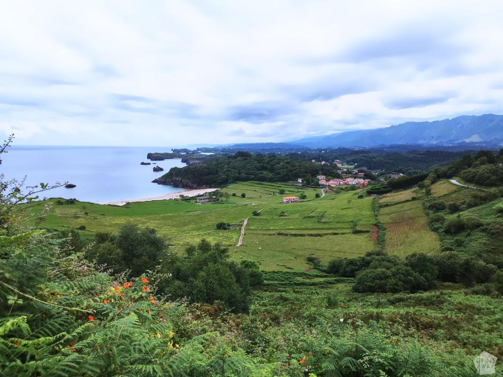 Coastal view close to Playa de Torimbia in Asturias, Spain