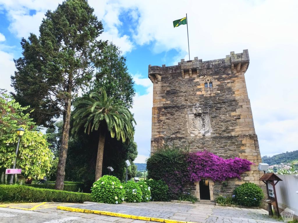 Torreón dos Andrade tower, Pontedeume, Galicia, Spain