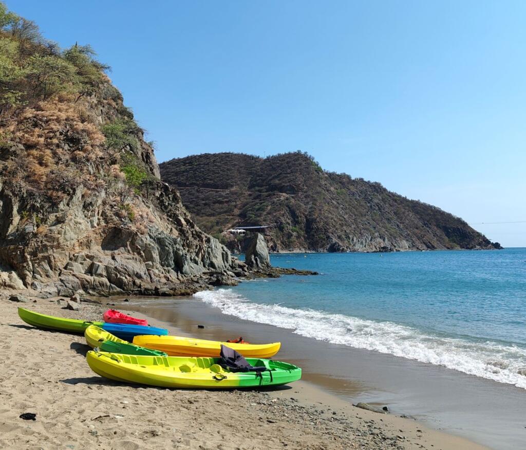 Elämää Nomadina - Seikkailu Kolumbiassa vei suurkaupungeista rantakohteisiin Playa Inca Inca, Santa Marta | Kolumbia | Elämää Nomadina blogi