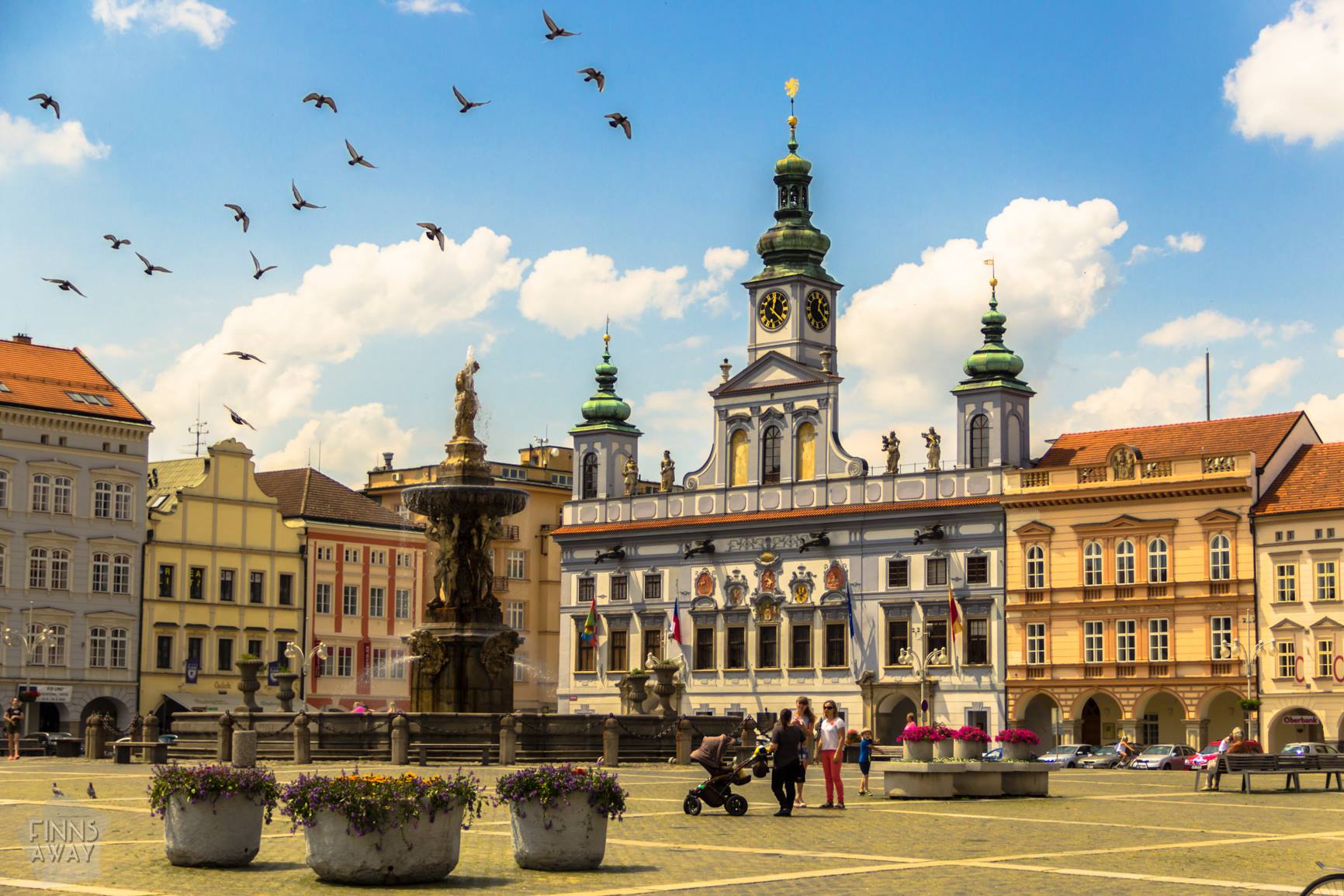 České Budějovicen historiallinen keskusta | Elämää nomadina blogi