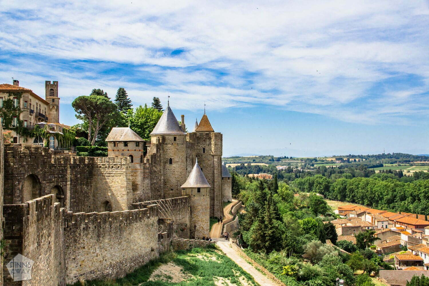La Cite Carcassonne, Ranska | Elämää Nomadina Blogi