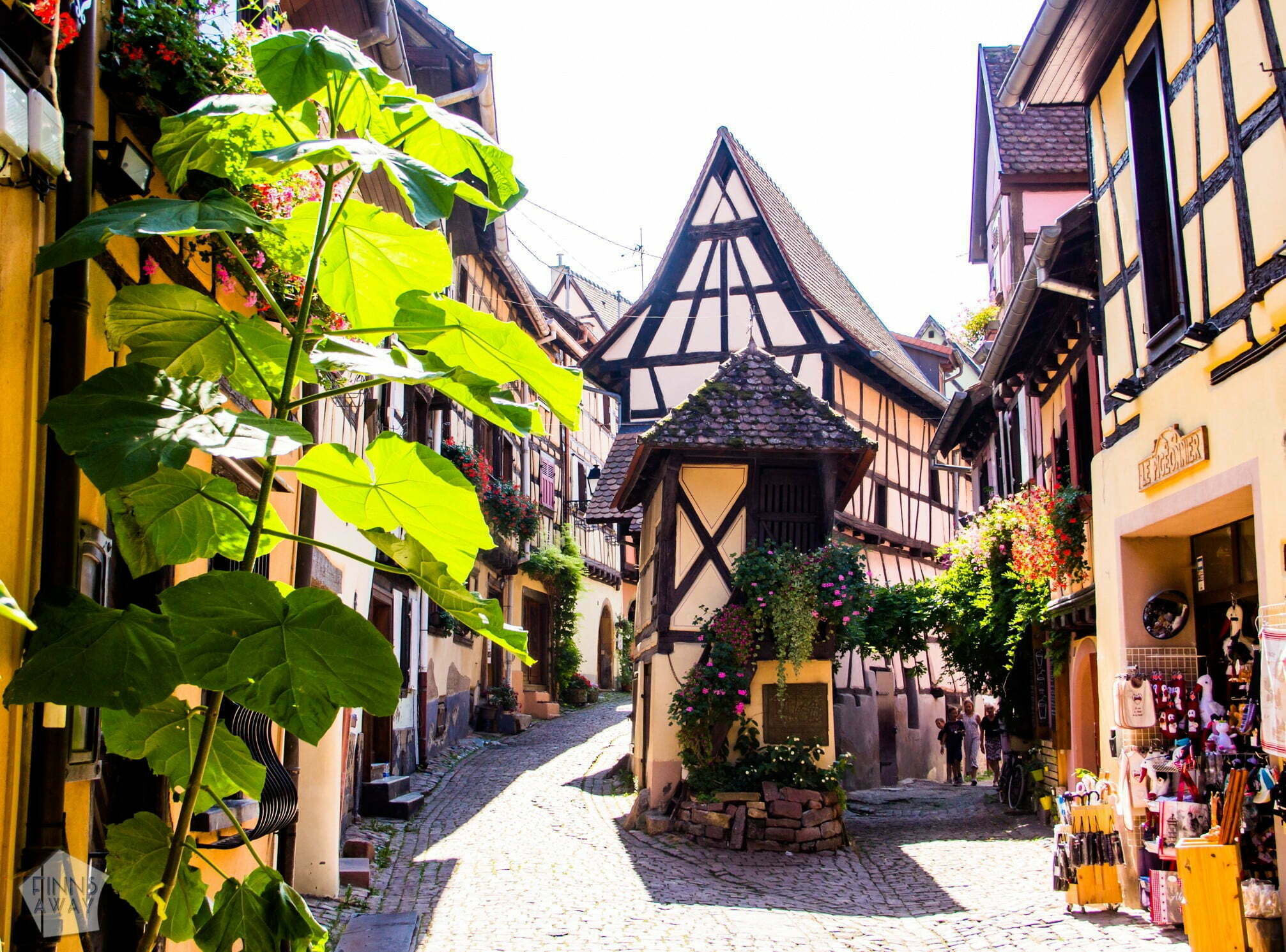 Ristikkotalojen Eguisheim, Alsace, Ranska | Elämää Nomadina Blogi