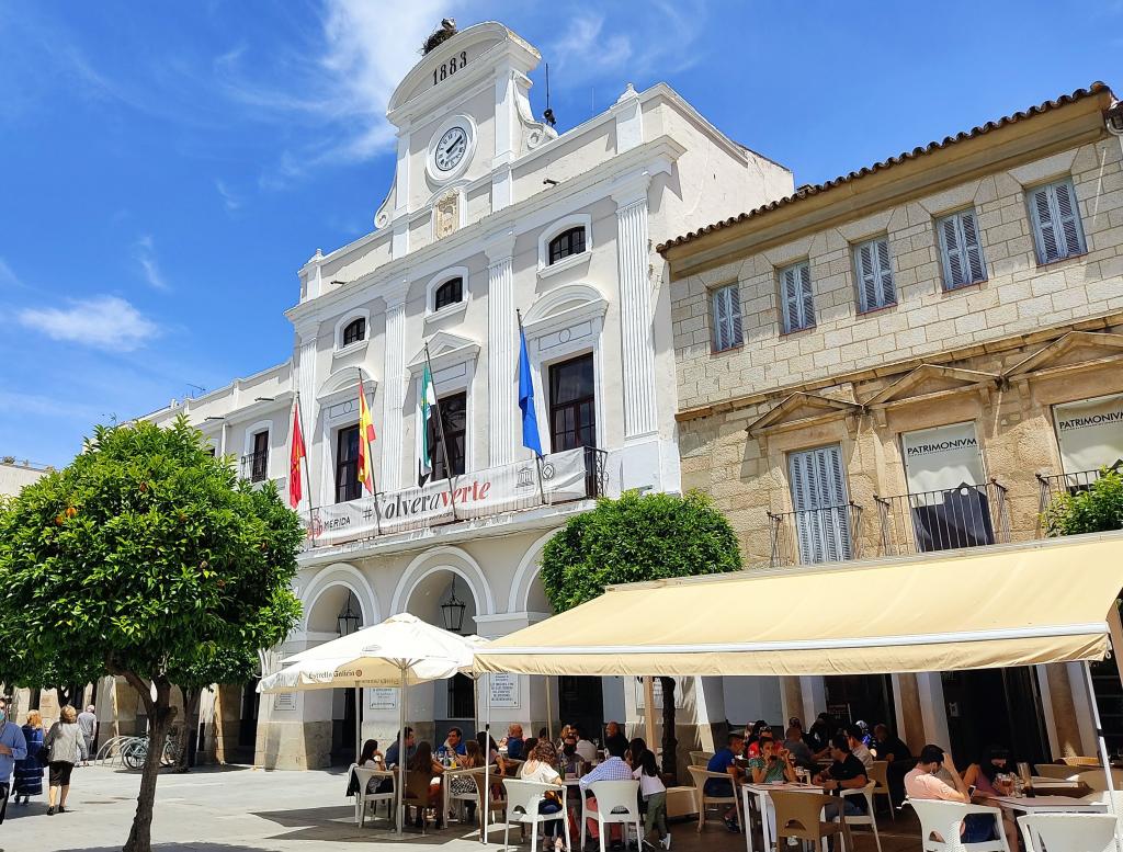 Merida city hall | Road trip Extremadurassa | Espanja | Elämää Nomadina blogi